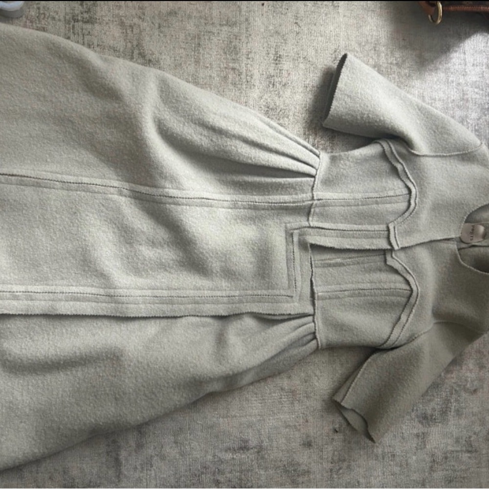 Port 1961 Gray Midi Coat - Picture 2 of 5